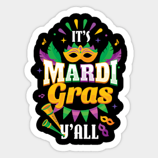 Mardi Gras Party Shirt, fleur de lis Shirt, Fat Tuesday Shirt, Flower de luce Shirt, Louisiana Shirt, New Orleans Shirt, Womens Mardi Gras Shirt Sticker